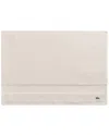 Lacoste Heritage Antimicrobial Bath Mat In White