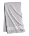Lacoste Heritage Antimicrobial Bath Sheet In Multi