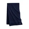 Lacoste Heritage Antimicrobial Bath Sheet In Navy