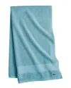 Lacoste Heritage Antimicrobial Bath Towel In Blue