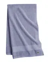Lacoste Heritage Antimicrobial Bath Towel In Blue