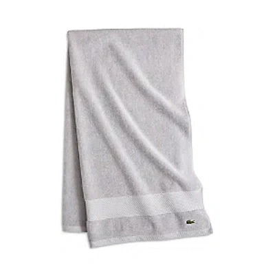 Lacoste Heritage Antimicrobial Bath Towel In Micro Chip