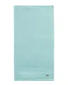 Lacoste Heritage Antimicrobial Bath Towel In Mint