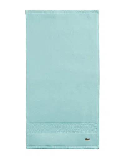 Lacoste Heritage Antimicrobial Bath Towel In Mint