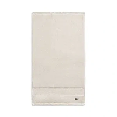Lacoste Heritage Antimicrobial Hand Towel In Chalk