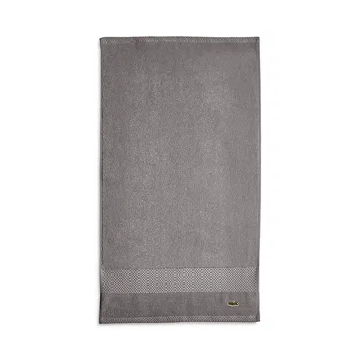Lacoste Heritage Antimicrobial Hand Towel In Meteorite