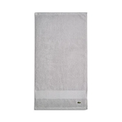 Lacoste Heritage Antimicrobial Hand Towel In Micro Chip