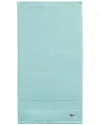 Lacoste Heritage Antimicrobial Bath Towel In Mint