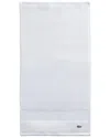 Lacoste Heritage Antimicrobial Hand Towel In White