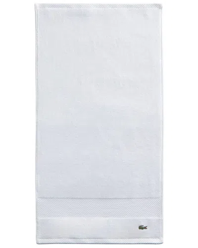 Lacoste Heritage Antimicrobial Hand Towel In White