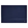 Lacoste Heritage Antimicrobial Bath Sheet In Navy
