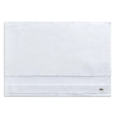 Lacoste Heritage Antimicrobial Tub Mat In White