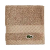Lacoste Heritage Antimicrobial Washcloth In Sand