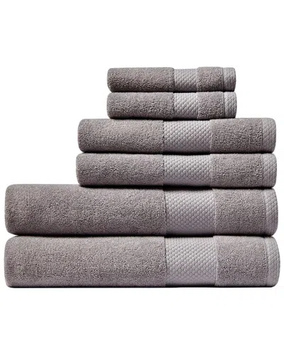 LACOSTE LACOSTE HERITAGE SUPIMA COTTON 6PC TOWEL SET