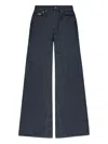 Lacoste High-waisted Jeans In Blue