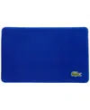 Lacoste Home Crocodile Memory Foam Bath Rug, 19" X 30" In Surf Blue