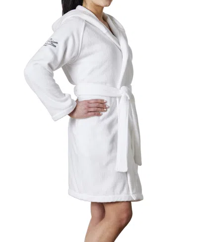 Lacoste Home Fairplay Cotton Bath Robe In White