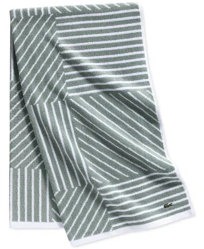 Lacoste Home Guethary Bath Towel, 30" X 54" In Aloe