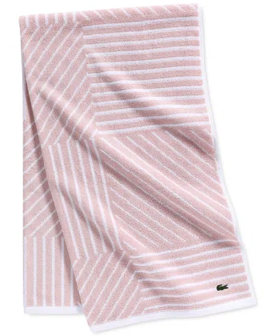 Lacoste Home Guethary Bath Towel, 30" X 54" In Blossom
