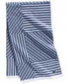 Lacoste Home Guethary Bath Towel, 30" X 54" In Denim