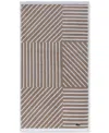 Lacoste Home Guethary Hand Towel, 16" X 30" In Sand