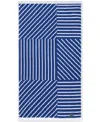Lacoste Home Guethary Hand Towel, 16" X 30" In Surf Blue