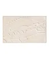 Lacoste Home Heritage Anti-microbial Bath Rug, 20" X 32" In Chalk