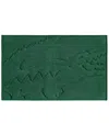 Lacoste Home Heritage Anti-microbial Bath Rug, 20" X 32" In Croc Green