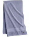 Lacoste Home Heritage Anti-microbial Supima Cotton Bath Sheet, 35" X 70" In Lt Denim