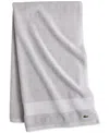 Lacoste Home Heritage Anti-microbial Supima Cotton Bath Sheet, 35" X 70" In Micro Chip