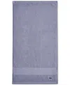 Lacoste Home Heritage Anti-microbial Supima Cotton Hand Towel, 16" X 30" In Lt Denim
