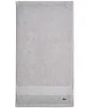 Lacoste Home Heritage Anti-microbial Supima Cotton Hand Towel, 16" X 30" In Micro Chip
