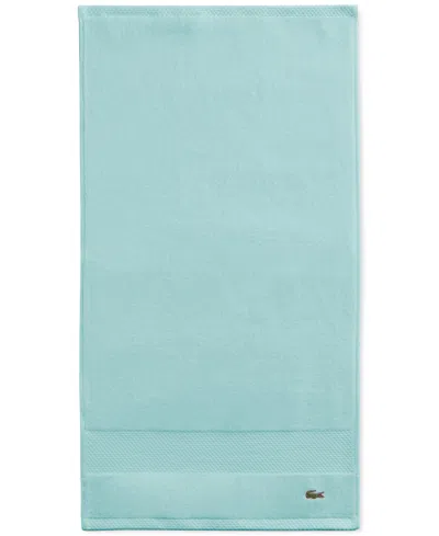 Lacoste Home Heritage Anti-microbial Supima Cotton Hand Towel, 16" X 30" In Mint