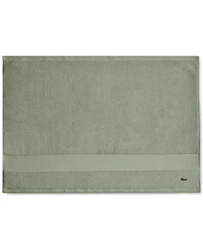 Lacoste Home Heritage Anti-microbial Supima Cotton Tub Mat, 21" X 31" In Aloe
