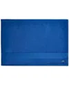 Lacoste Home Heritage Anti-microbial Supima Cotton Tub Mat, 21" X 31" In Surf Blue