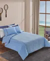 Lacoste Home Hollis Stripe 3-pc. Comforter Set, Full/queen In Blue