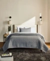 Lacoste Home Lacoste Logo Cotton Quilt Set In Gray