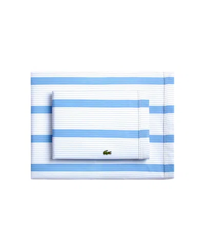 Lacoste Home Lacoste Mini Geo Logo 200-thread Count Cotton 3-pc. Sheet Set, Twin