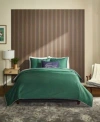 Lacoste Home Lacoste Tiebreak Cotton Duvet Cover Set In White