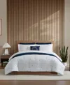 Lacoste Home Logo Stripe 3-pc. Comforter Sets, King In Multi