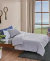 Lacoste Home Racquet Check 2-pc. Comforter Set, Twin In Grey