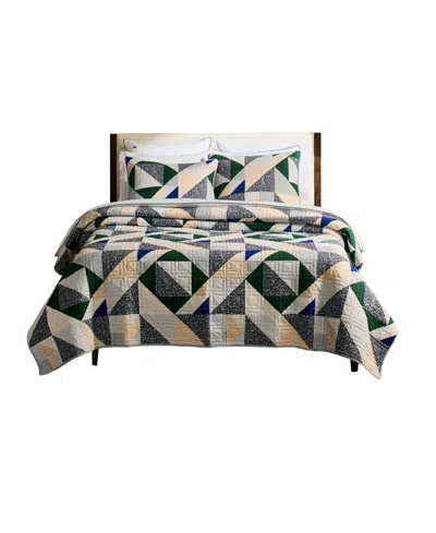 Lacoste Home Signature Cotton 3-pc. Quilt Set, King In Multi