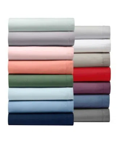 Lacoste Home Solid Cotton Percale 4 Pc. Sheet Sets In Chili Pepper