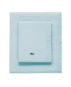 Lacoste Home Solid Cotton Percale Pillowcase Pair, King In Pale Aqua