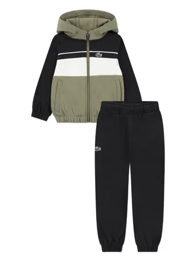 LACOSTE HOODED COLOURBLOCK TRACKSUIT