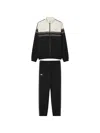 Lacoste Hooded Striped Tracksuit In Multi