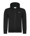 Lacoste Hooded Sweater In Black