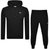 Lacoste Hooded Tracksuit Black In Black