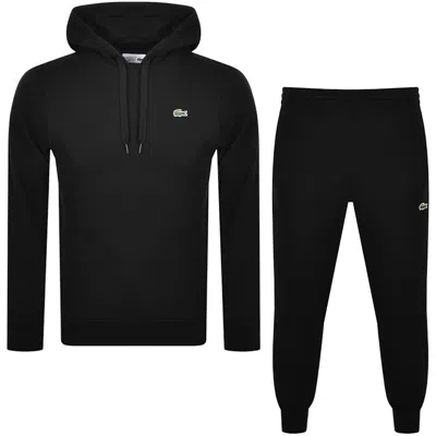 Lacoste Hooded Tracksuit Black