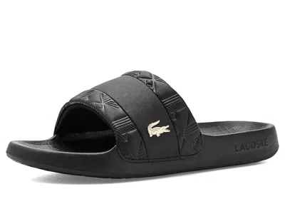 Lacoste Hybrid Serve Slides Men's Sandals Black/gold: 11 M